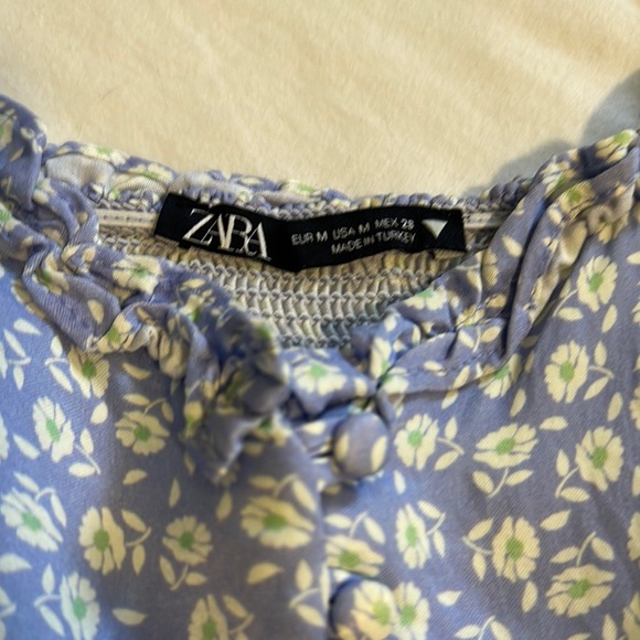 Floral Two-Piece Set in Blue and White - Picture 3 of 7